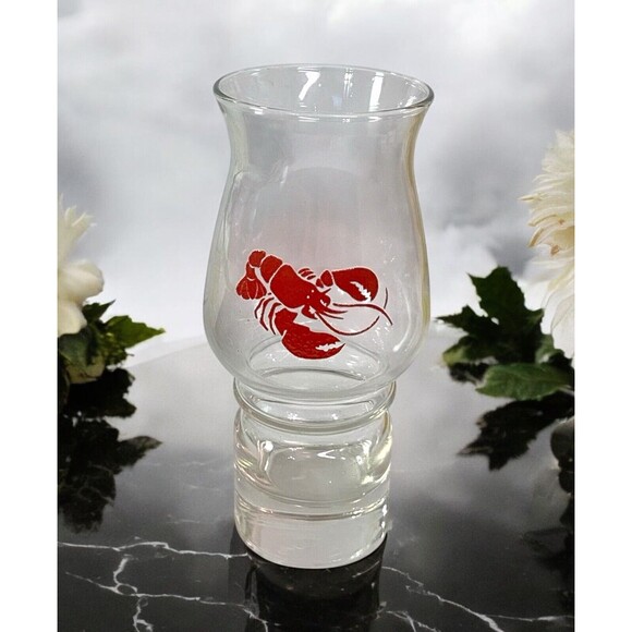VINTAGE Libbey 1980's Red Lobster Hurricane Glass - Picture 1 of 9